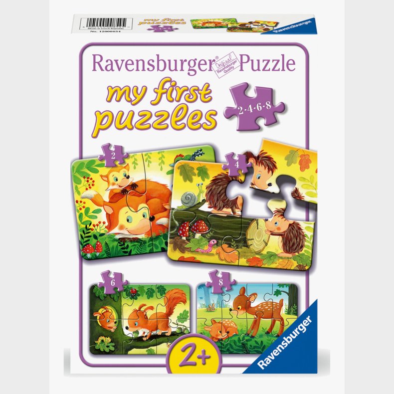 Ravensburger My First Puzzles Forest Animal Fun Puslespil 4-i-1