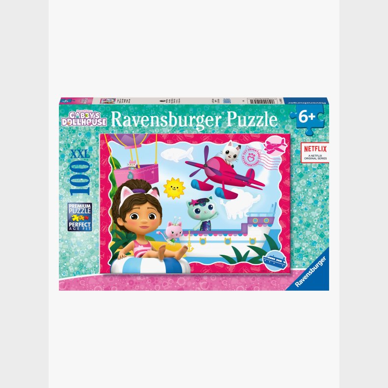 Ravensburger Gabby's Dollhouse XXL Puslespil 100 Brikker