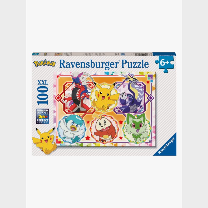 Ravensburger Pok�mon XXL Puslespil 100 Brikker