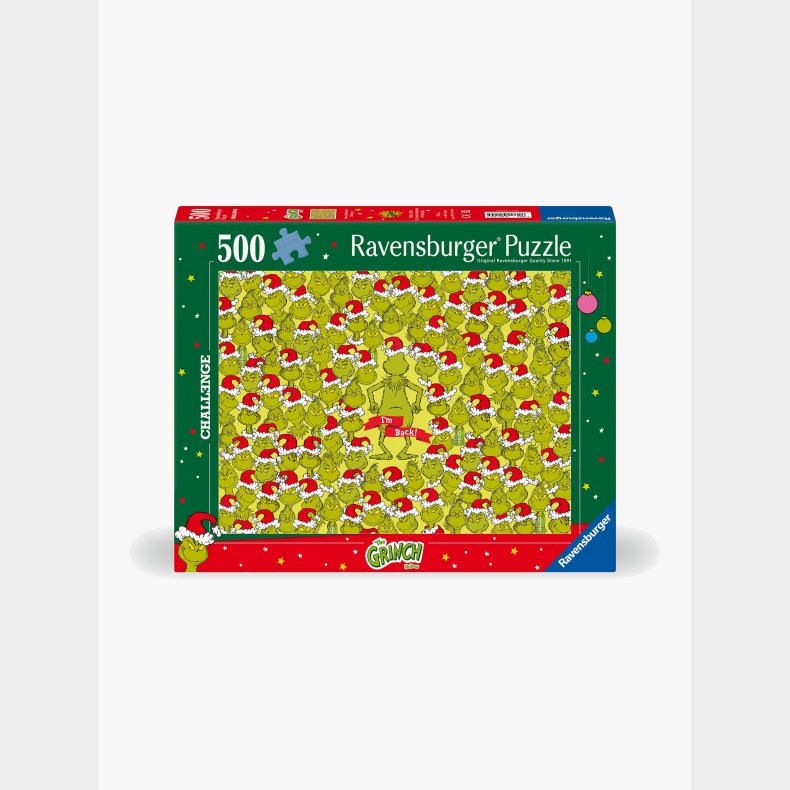 Ravensburger Grinch Challenge Puslespil 500 Brikker