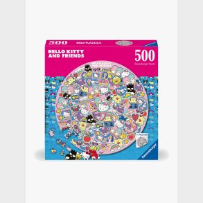 Ravensburger Rundt Hello Kitty Puslespil 500 Brikker