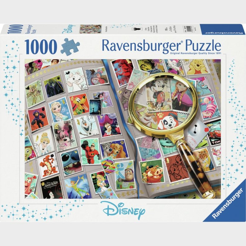 Ravensburger Disney Puslespil Frimrkebog 1000 Brikker