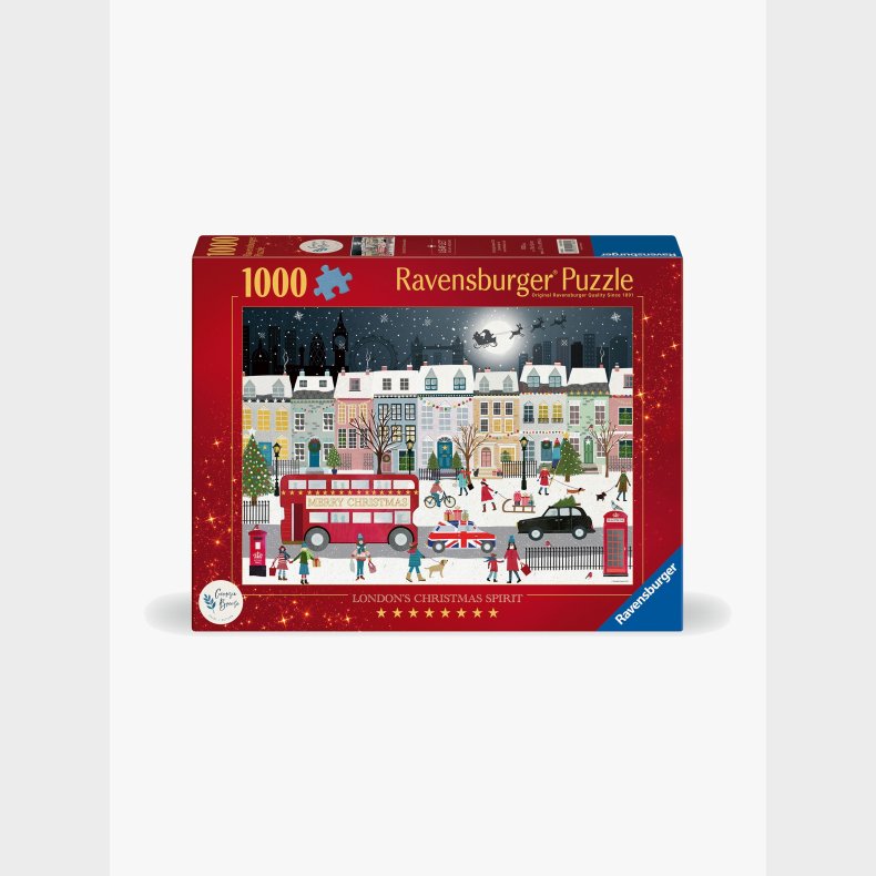 Ravensburger London's Christmas Spirit Puslespil 1000 Brikker