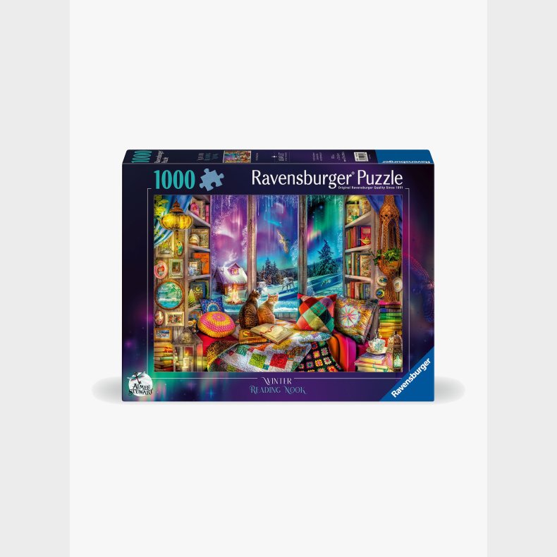 Ravensburger The Winter Reading Nook Puslespil 1000 Brikker