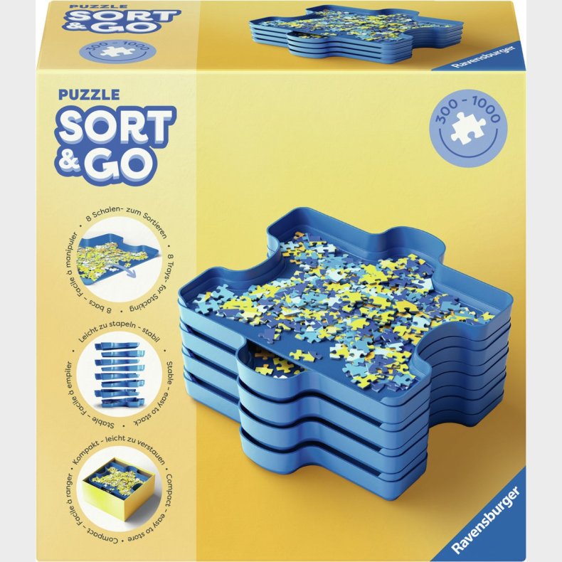 Ravensburger Puslespilsbakker Sort &  Go 8 Stk.
