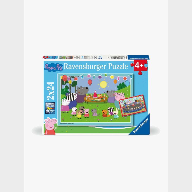 Ravensburger Gurli Gris Puslespil 2x24 Brikker