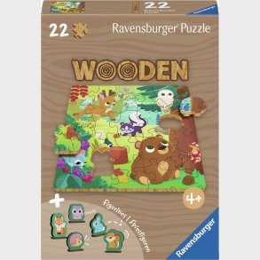 Ravensburger Trpuslespil Skovdyr 22 Brikker