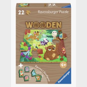 Ravensburger Tr�puslespil Skovdyr 22 Brikker