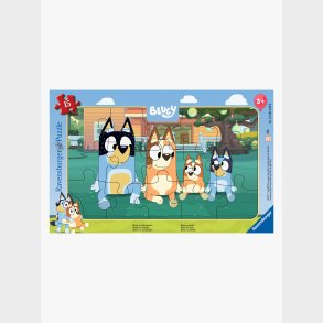 Ravensburger Bluey And Her Family Rammepuslespil 15 Brikker