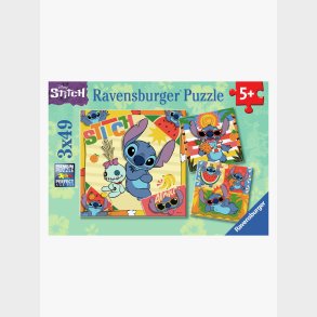 Ravensburger Lilo &  Stitch Puslespil 3x49 Brikker