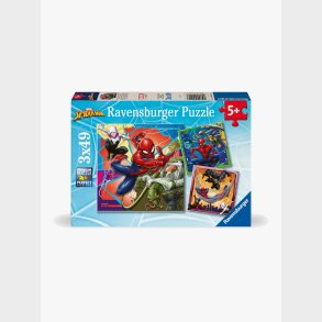 Ravensburger Marvel Spider-Man Puslespil 3x49 Brikker