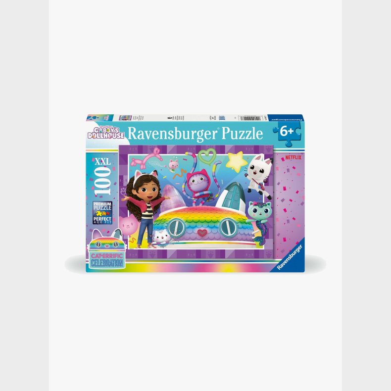 Ravensburger Gabby's Dollhouse XXL Puslespil 100 Brikker