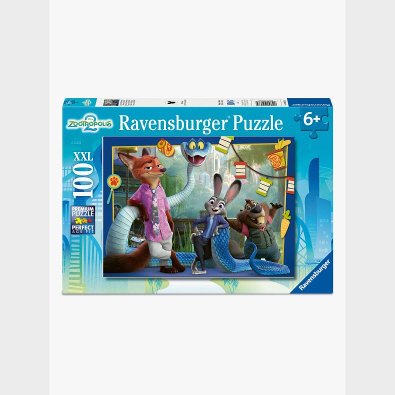 Ravensburger Zootopia 2 Puslespil 100 Brikker