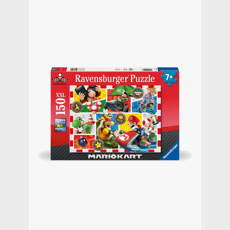 Ravensburger Mario Kart XXL Puslespil 150 Brikker