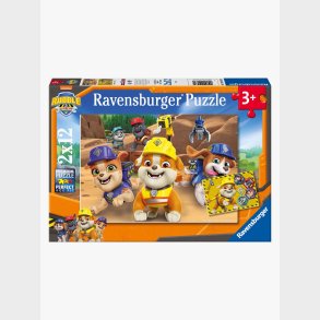 Ravensburger Rubble &  Crew Puslespil 2x12 Brikker