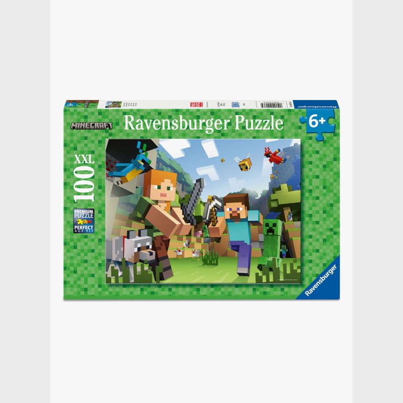 Ravensburger Minecraft Puslespil 100 Brikker