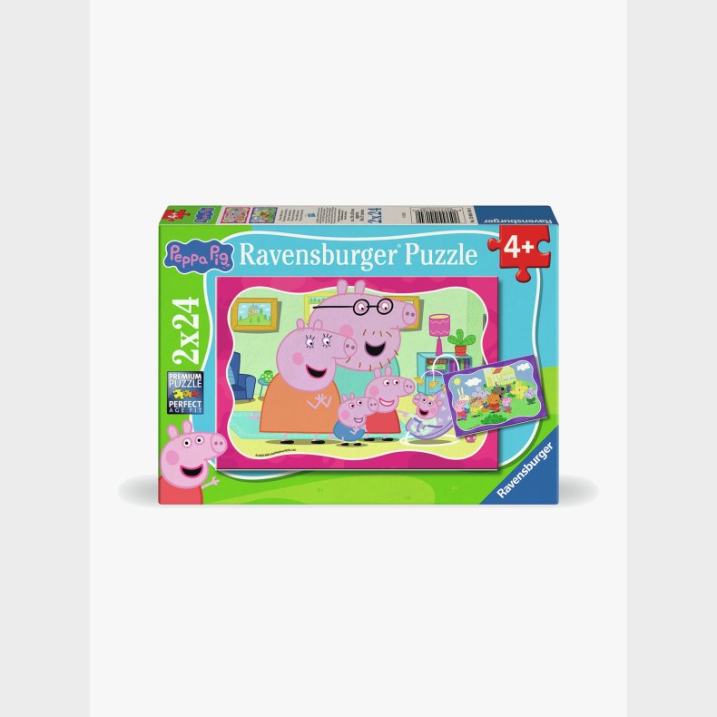 Ravensburger Gurli Gris Puslespil 2x24 Brikker