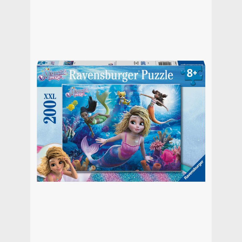 Ravensburger Puslespil Mermaid Magic XXL 200 Brikker