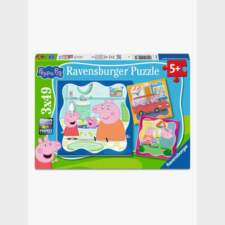 Ravensburger Gurli Gris Puslespil 49 Brikker 3-i-1