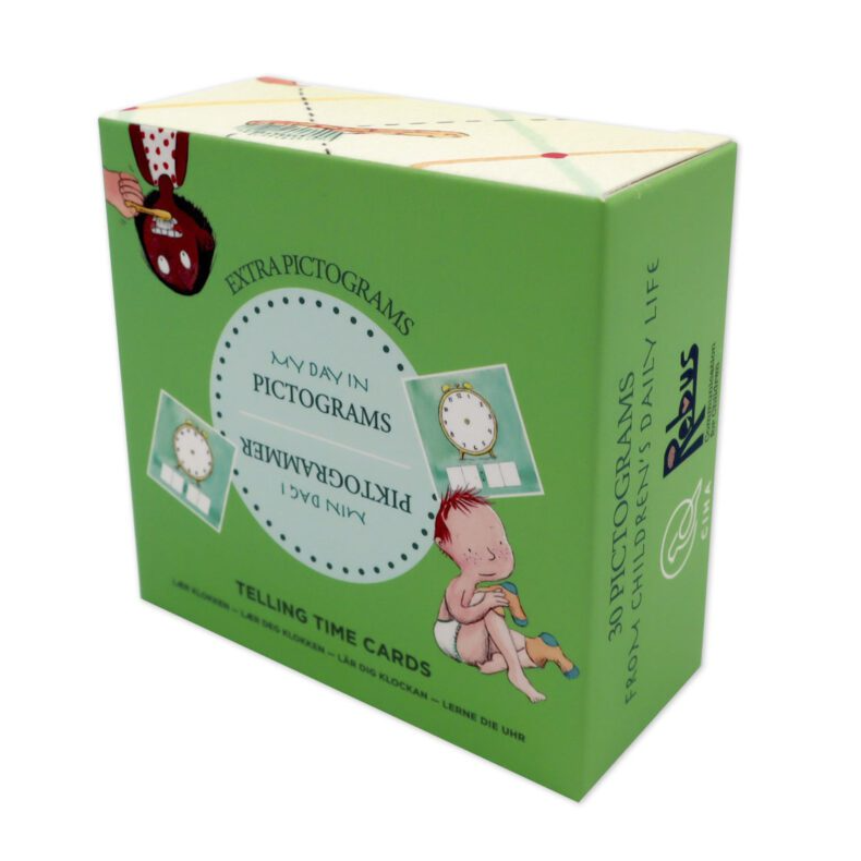 Ciha | Piktogram supplement - L�r klokken, 30 kort