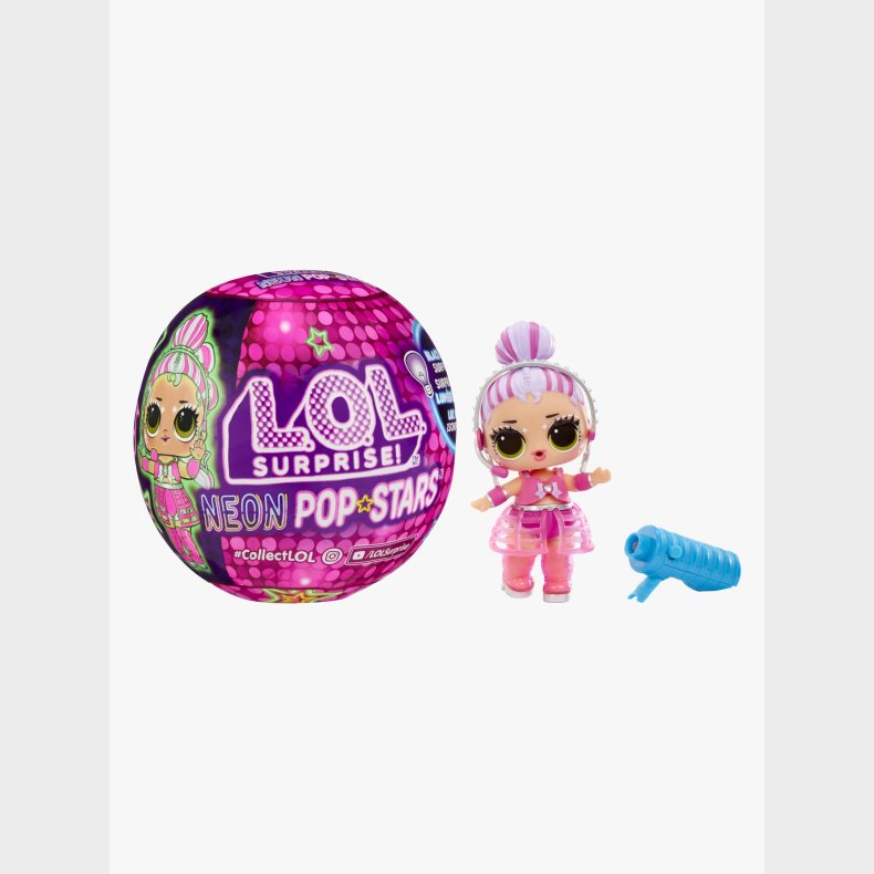 L.O.L. Surprise! Neon Pop Stars Tots Minidukke Blandet Udvalg