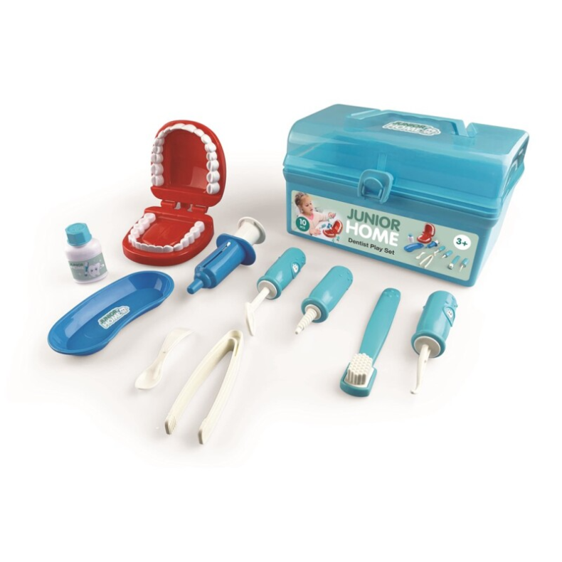 Junior Home | Tandlgest i kuffert, 10 dele