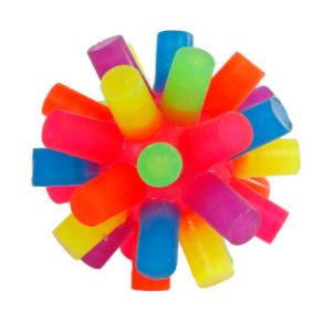 Pocket Money | Hoppebold m. pigge + lys - 7,8 cm