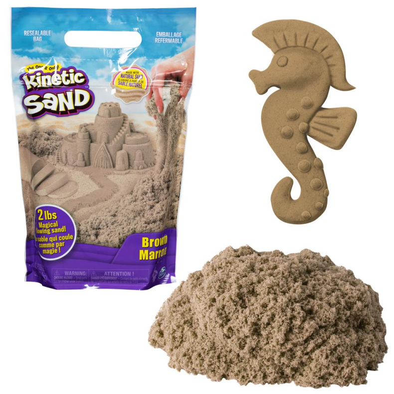 Kinetic Sand - Brun, 907 gram