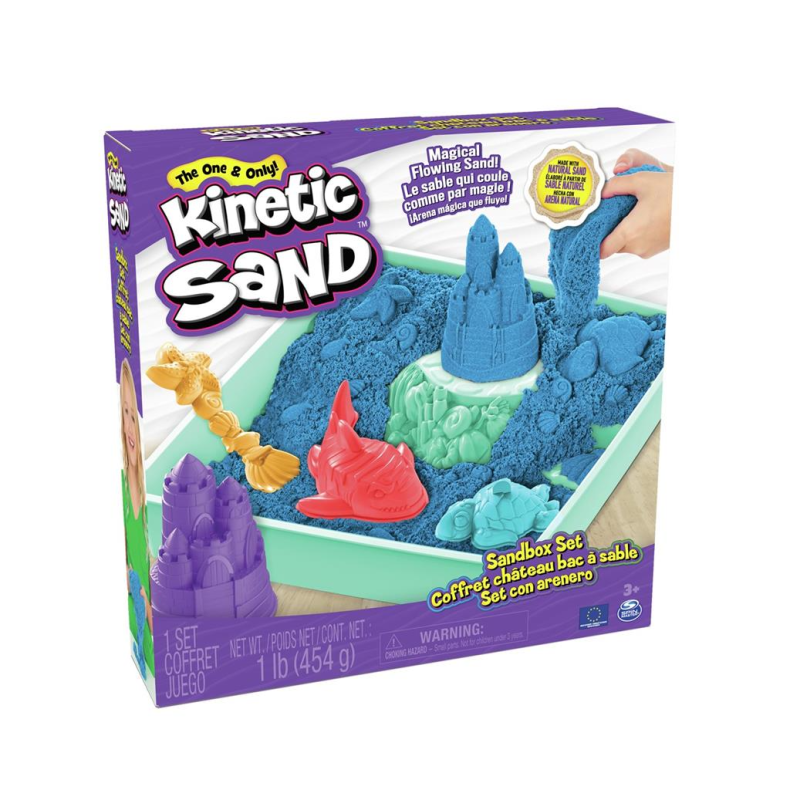 Kinetic Sand - Sandbox bl, 454 gram