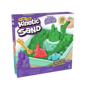 Kinetic Sand - Sandbox grn, 454 gram