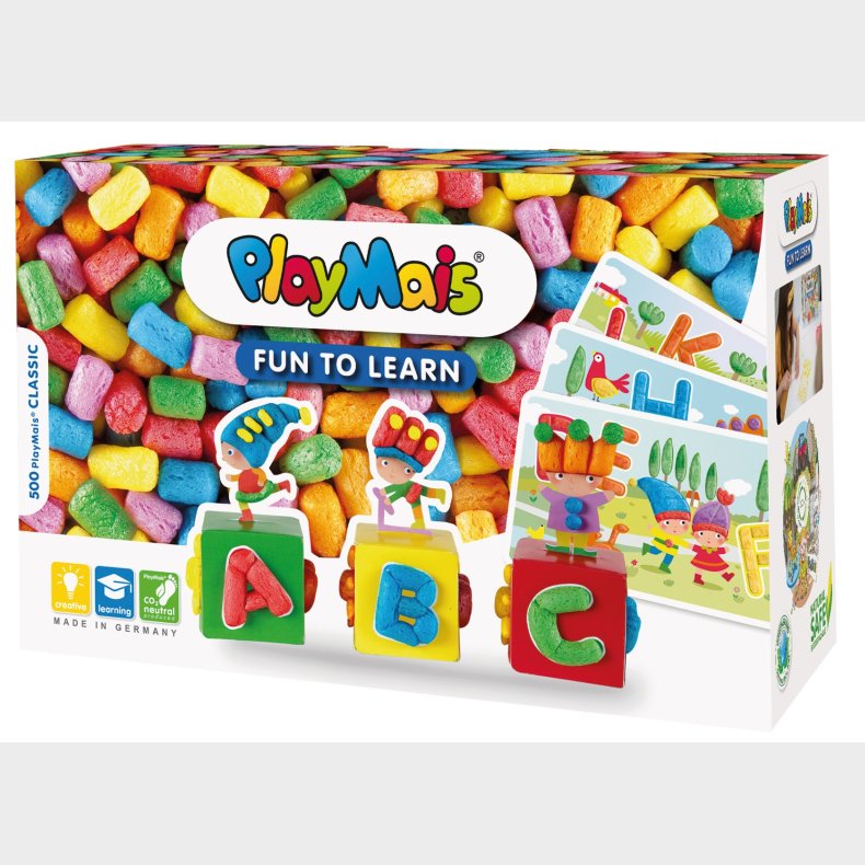 PlayMais Classic Fun To Learn - ABC, 500 stk