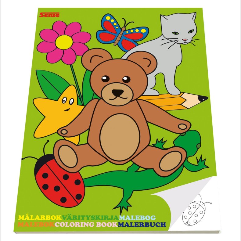 Sense | Malebog til de mindste, 36 sider