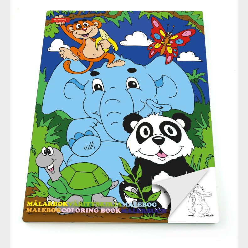 Malebog med sde dyr, 36 sider