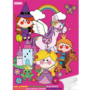 Sense | Malebog med eventyr, 36 sider