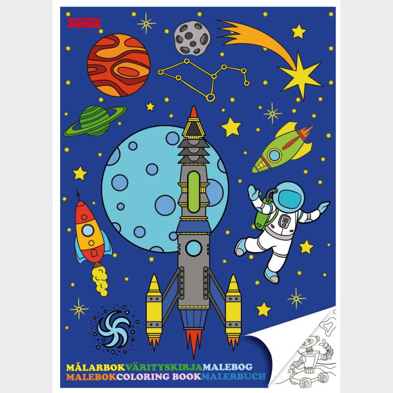 Sense | Malebog med rummet, 36 sider