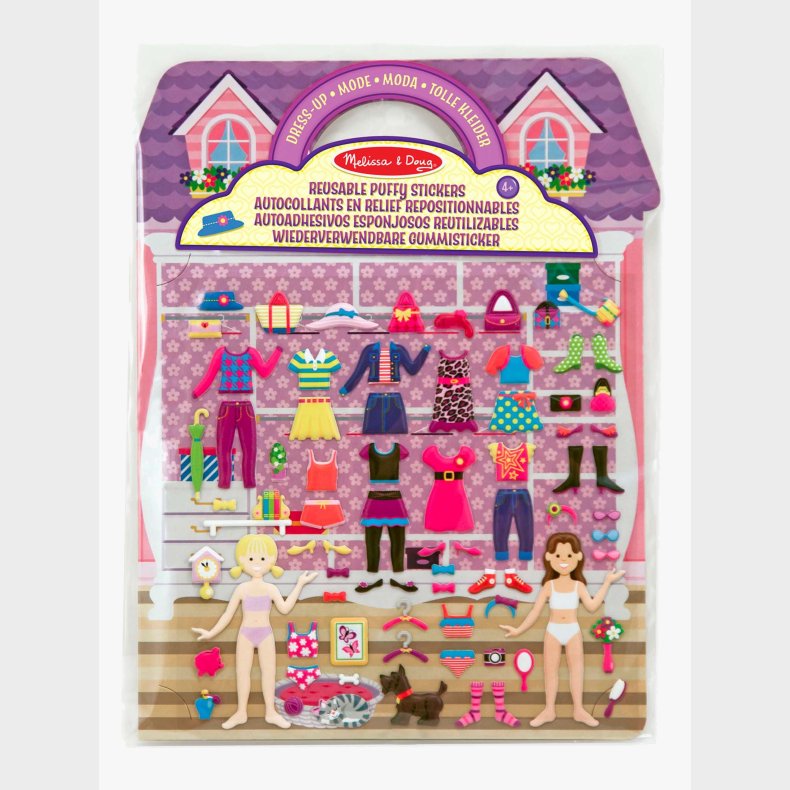 Melissa &  Doug Genanvendeligt Klisterm�rkes�t Dress-Up