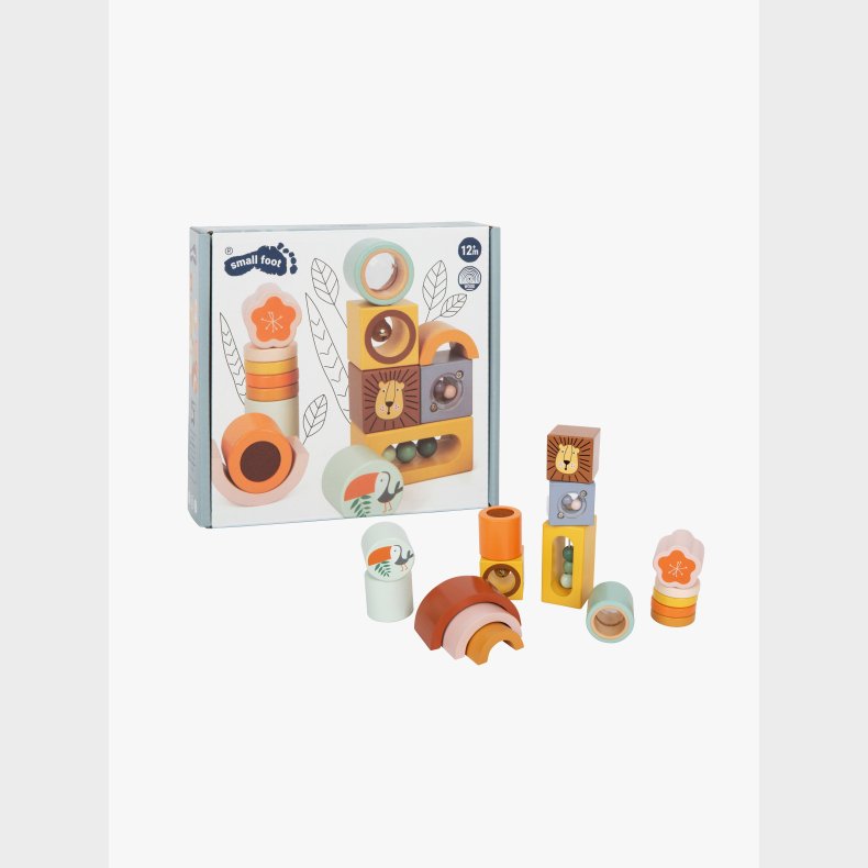 Small Foot Safari Byggeklodser 12 Stk.