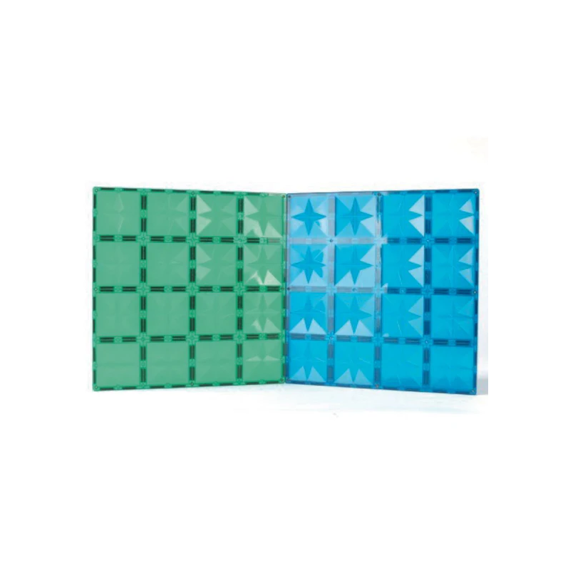 Cleverclixx | Big plates, Blue + Green , 2 stk