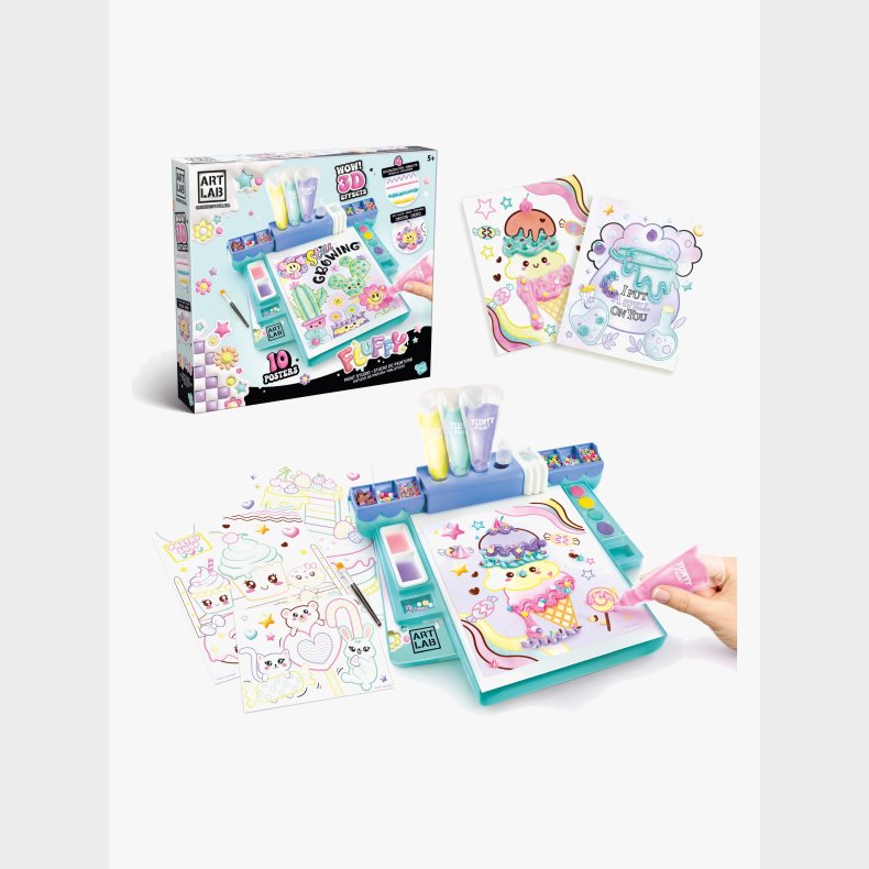 Art Lab Kreast Fluffy Paint Studio