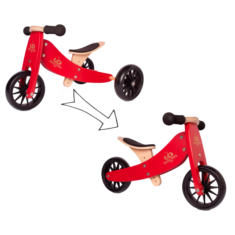 Kinderfeets | Lbecykel - Tiny Tot 2-i-1, Rd