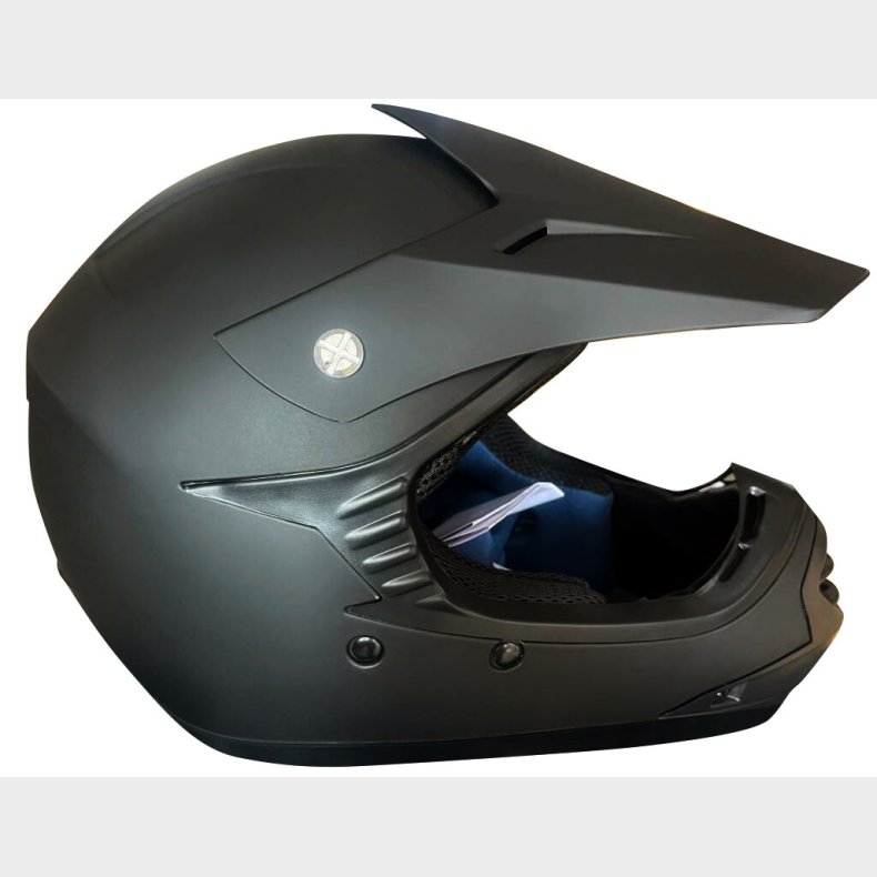 B�rne Crosser Hjelm Mat Sort str.   S Ny model