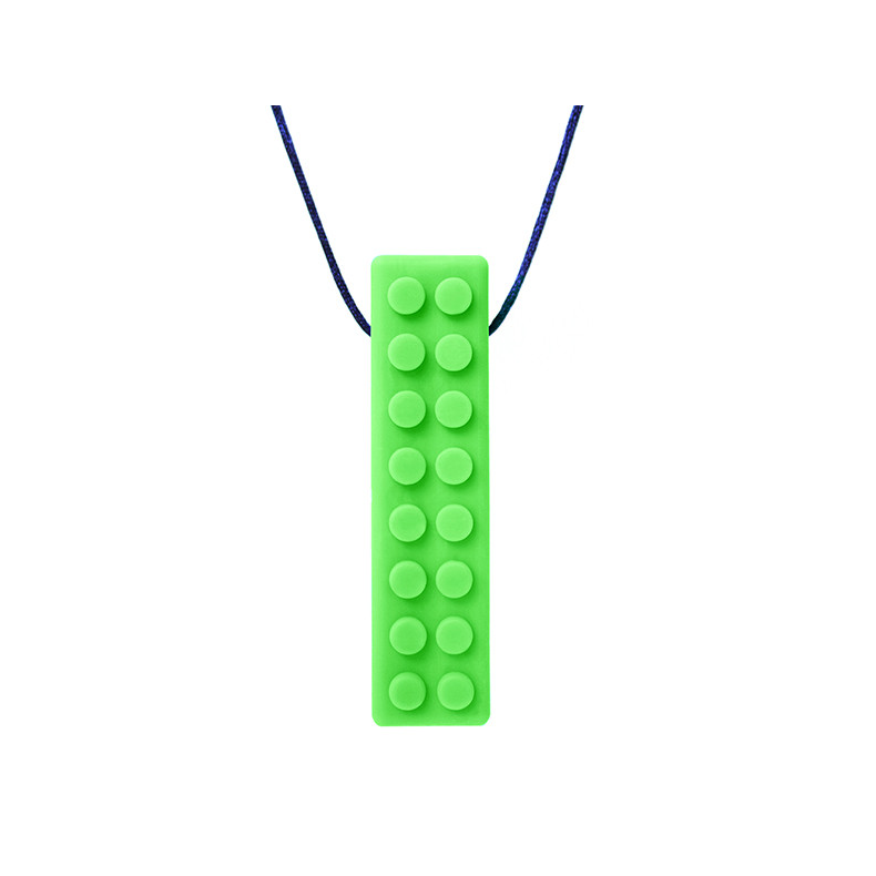 ARK Therapeutic | Tyggesmykke, Brik m. tekstur - H�rd Lime