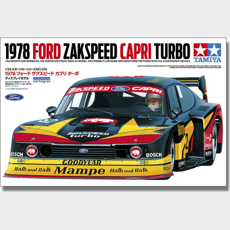 1/24 1978 Ford Zakspeed Capri Turbo - 24376 - Tamiya