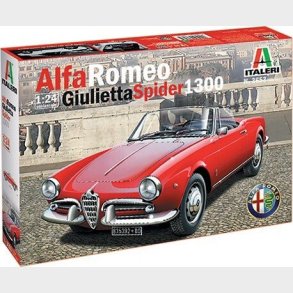 Italeri - Alfa Romeo Giuletta Bil Byggest - 1:24 - 3653