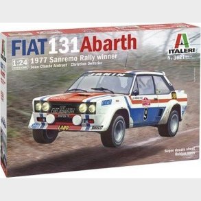 Italeri - Fiat 131 Abarth Bil Byggest - 1:24 - 3621