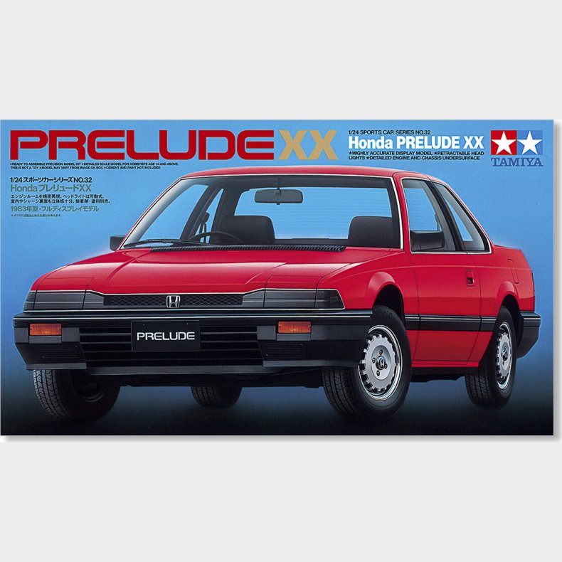 Tamiya - Honda Prelude Xx Modelbil Bygges�t - 1:24 - 24032