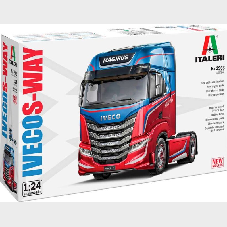 Italeri - Iveco S-way Truck Model Bygges�t - 1:24 - 3963