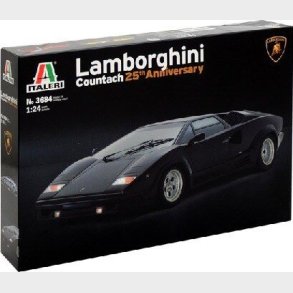 Italeri - Lamborghini Countach Bygges�t - 25th Anniversary - 1:24 - 3684