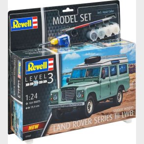 Revell - Land Rover Series Iii Bil Byggest - 1:24 - Level 3 - 67047