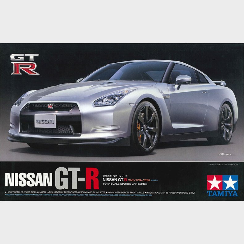 Tamiya - Nissan Gt-r Modelbil Byggest - 1:24 - 24300